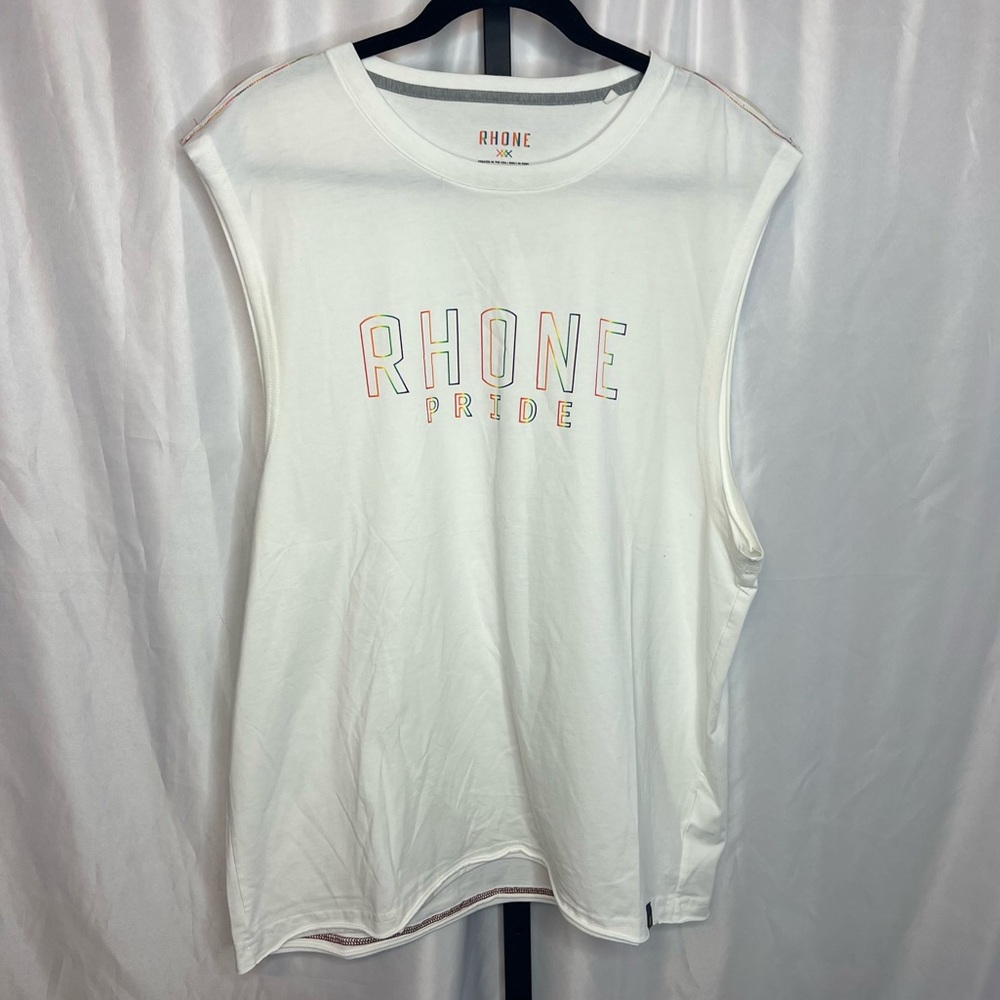 Rhone Pride Muscle Tank Tank Top, size Large